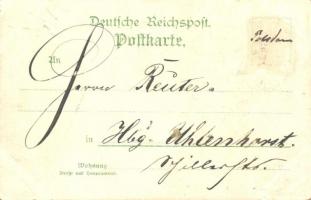 Brauerei W. Senst, Potsdam. Bickbier, Lagerbier, Weissbierbrauerei / German beer advertisement, brew...