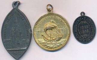 DN "Tarzicius Vértanú / Budapesti Központi Oltár Egyesület" fém emlékmedál + "Szent G...