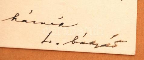 Ravasz László, dr. (1882-1975) dunamelléki református püspök saját kézzel írt levele Nagy Károly gyó...