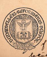 Ravasz László, dr. (1882-1975) dunamelléki református püspök saját kézzel írt levele Nagy Károly gyó...