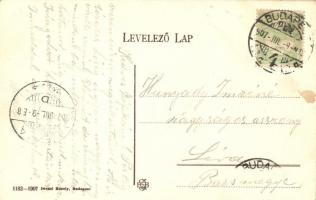 Budapest I. Döbrentey tér, villamos; Divald Károly