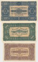 1923. 100K "Magyar Pénzjegynyomda Rt. Budapest" számozás nélkül + 500K "Magyar Pénzje...