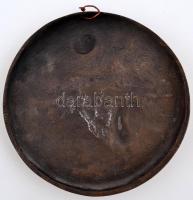 Várhelyi György (1942-) DN "A Munkásőrség Országos Parancsnokától" Br plakett (144mm) T:2