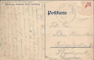 Hamburg-Amerika Linie, Dampfer "Cincinnati", Mühlmeister & Johler No. 983. litho (b)