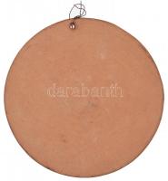 ~1980. "Őrsvezetők XXI. Országos Találkozója - Komárom - Tatabánya - Tata" mázas kerámia p...