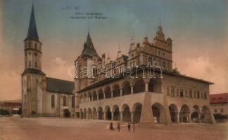 Lőcse, Fő tér, városháza / main square, town hall