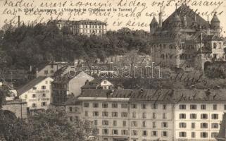 31 db régi, európai városképes lap vegyes minőségben; több érdekességgel / 31 pre-1945 European town...