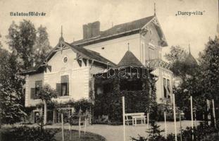 Balatonföldvár, Durcy-villa