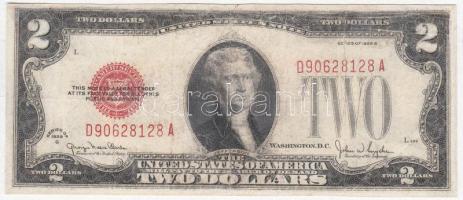 Amerikai Egyesült Államok 1928G 2$ vörös pecséttel T:restaurált
USA 1928G 2 Dollars with red seal C...