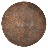 Rácz Edit (1936-) 1972. "Vezess Baleset Nélkül Mozgalom" Br emlékplakett (94mm) T:2