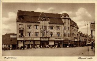 Nagykanizsa, Központi szálló, Singer, Szabó és Grünfeld üzlete (EK)