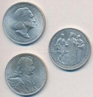 1935. 2P Ag "Pázmány" + 2P Ag "Rákóczi" + 1936. 2P Ag "Liszt Ferenc" T...