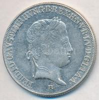 1844B 20Kr Ag "V. Ferdinánd" T:2,2- apró ph.
Huszár 2081., Unger III.:1419