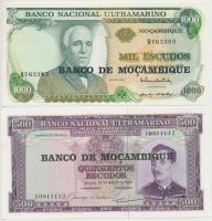 Mozambik 1961. 100Esc + 1967. 500Esc + 1970. 50Esc + 1972. 1000Esc T:I-
Mozambique 1961. 100 Escudo...