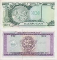 Mozambik 1961. 100Esc + 1967. 500Esc + 1970. 50Esc + 1972. 1000Esc T:I-
Mozambique 1961. 100 Escudo...