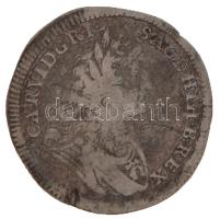 Ausztria 1722. 3kr Ag "VI. Károly" Bécs T:3,2- ph. Austria 1722. 3 Kreuzer Ag "Karl (Charles) VI" Vienna C:F,VF edge error Krause KM# 1606