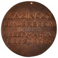 Borsos Miklós (1906-1990) DN "Kazinczy Emlékérem a szép magyar beszédért" Br emlékérem és ...