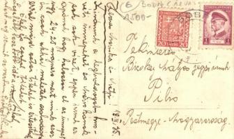 1935 Bobró, Bobrov; templom / church, photo