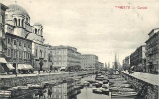 Trieste, Canale, boats