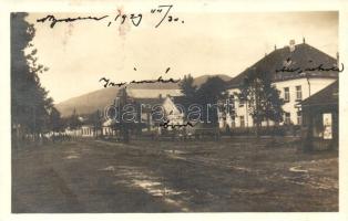 Nagyberezna, Velykyi Bereznyi, Velká Berezna; Izraelita imaház, állami iskola, zsinagóga / synagogue, school, Foto J. Solc.