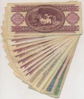 15db-os vegyes magyar forint bankjegy tétel T:vegyes