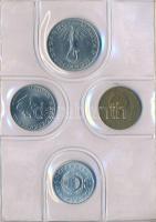 1979. 2f-10Ft 9db klf érmés forgalmi sor fehér műbőr tokban tanúsítvánnyal T:1