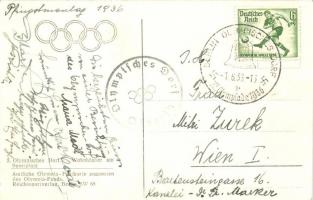 1936 Berlin, Olympische Dorf, Wohnhäuser am Sportplatz / Olympic Village, houses and sport field, So...