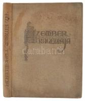 Madách Imre: Az ember tragédiája. Bp., 1920, Pantheon. Haranghy Jenő grafikáival illusztrált amatőr kiadás, 205. sorszámozott példány, készült 500 példányban. Kicsit laza vászonkötésben, egy helyütt kis szakadással, egyébként jó állapotban.