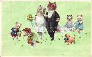 Cat wedding, Novolito litho