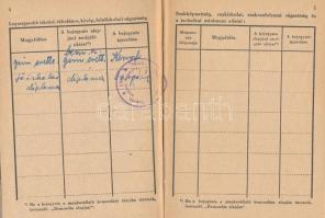 1950 Szőnyi G. Sándor (1928-2012) Balázs Béla-díjas dramaturg, rendező munkakönyve, benne érdekes be...