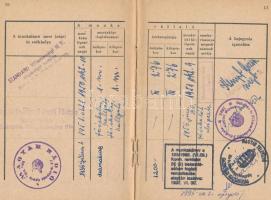 1950 Szőnyi G. Sándor (1928-2012) Balázs Béla-díjas dramaturg, rendező munkakönyve, benne érdekes be...