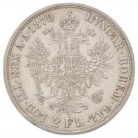 Ausztria 1878. 2Fl Ag "Ferenc József" (24,83g) T:2 kis ph.
Austria 1878. 2 Florin Ag &quo...