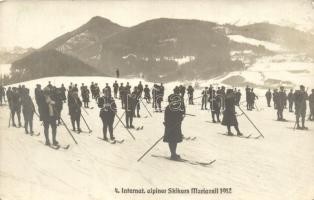 1912 Mariazell, 4. International Alpiner Skikurs / 4th International ski course