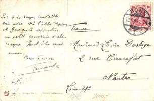 Der Herr Paukant / German academic fencing, studentica, Serie 777. Mensor No. 1. s: L. K