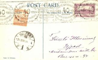 Straits Settlements, set of stamp, coat of arms, map,  "Budapesti Bélyegtőzsde", Ottmar Zi...