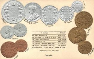 Canada; set of coins, Walter Erhard&#039;s golden and silver Emb.