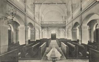 Vadosfa, Evangélikus templom, belső, kiadja Friedery Albert (EK)