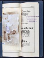 cca 1900 C.E.Rost-Co., Dresden reklám nyomtatványai cca 25 oldal, eredeti mappában, cca 29x20cm