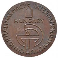 1982. "Kőszeg 1982 / Kórházi Gyógyszerészeti Nemzetközi Szimpózium" Br emlékérem (82mm) T:...