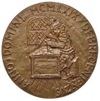 Jeckel Ferenc (1950-2012) 1969. "Nagyházi János numizmatikus / Debrecen 1969" Br emlékérem...