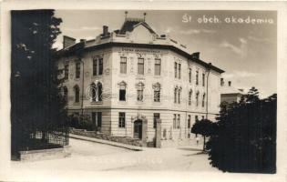 Besztercebánya, Banská Bystrica; Üzleti Akadémia / Business school, photo