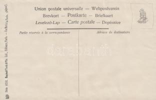 Smoking Lady, Raphael Tuck & Fils Serie 421B., mechanical card