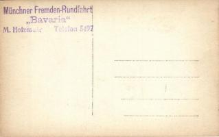 1909 München, Fremden-Rundfahrt "Bavaria" / family on horse cart, Josef Poehmann photo