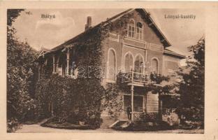 Bátyú, Batyovo; Lónyai-kastély / castle