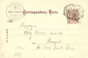 1899 Vienna, Wien; Florian Fritsch Restaurant, interior, floral