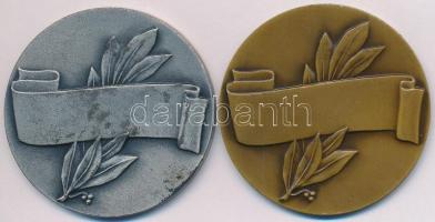 Iván István (1905-1968) 1963. "Nemzetközi Bélyegkiállítás - SOCPHILEX 1963" (2x) ezüstözöt...