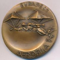 Kiss Nagy András (1930-1997) 1974. "AEROFILA 74 / Nemzetközi Légipostabélyeg Kiállítás Budapest...