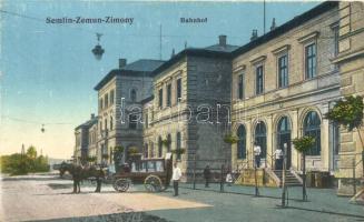 Zimony, Zemun; vasútállomás / railway station