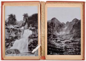cca 1900 Központi Kárpátok Stengel-Co Dresden leporelló, elvált lapokkal, de a fotók jó állapotban v...