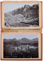 cca 1900 Központi Kárpátok Stengel-Co Dresden leporelló, elvált lapokkal, de a fotók jó állapotban v...